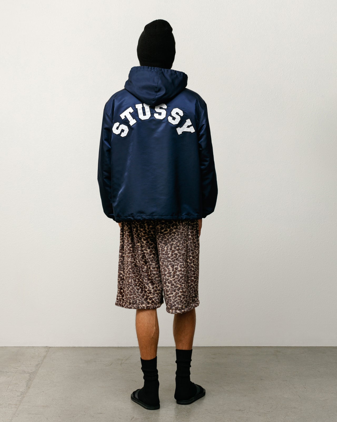 Hooded Coaches Jacket – Navy | Outerwear | Stüssy