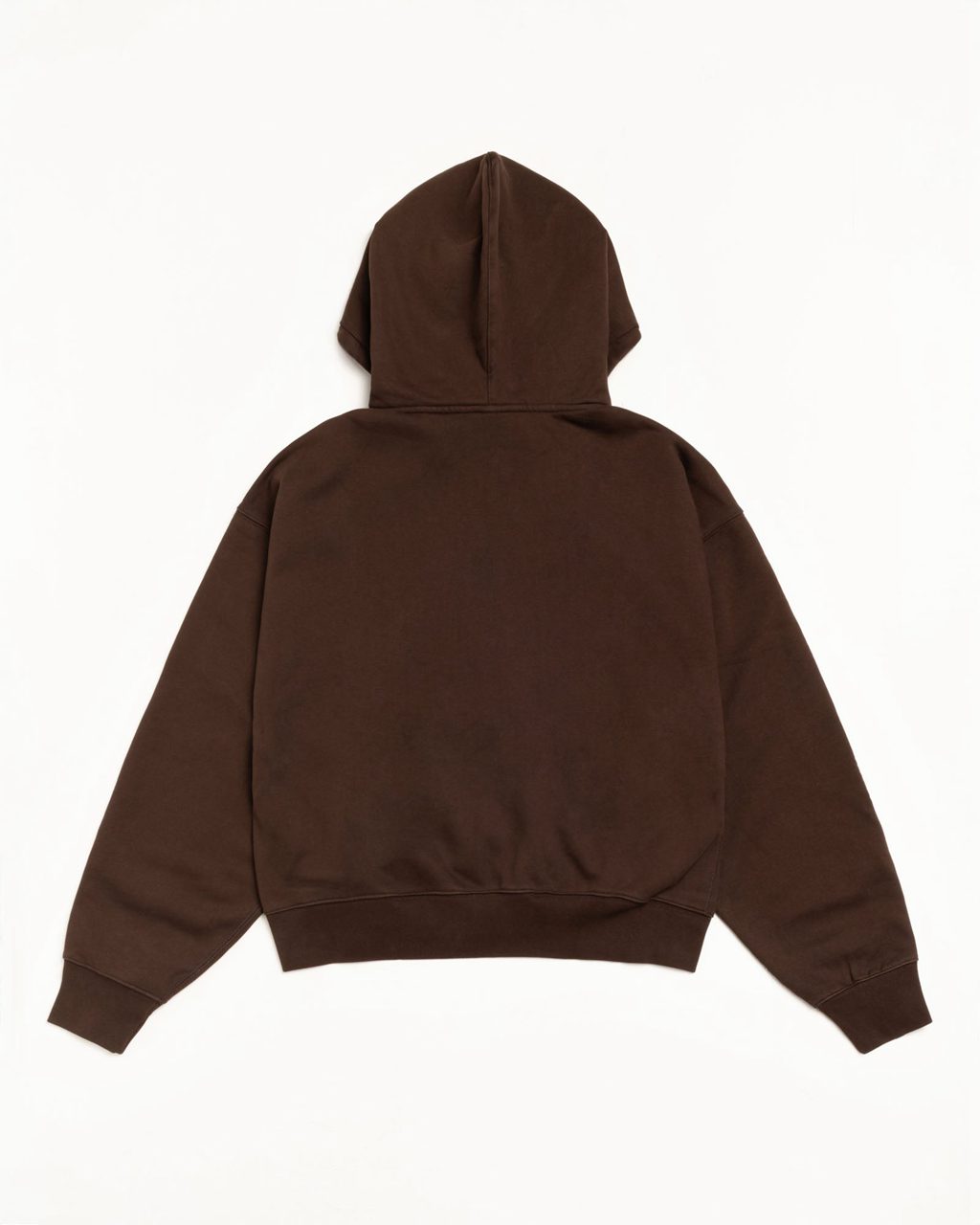 Stussy & Nike Stone Washed Fleece Zip Hoodie Dark Brown KIVZ46578