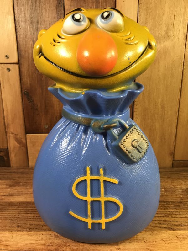 Play Pal “$ Monster” Plastic Coin Bank ドルモンスター ビンテージ