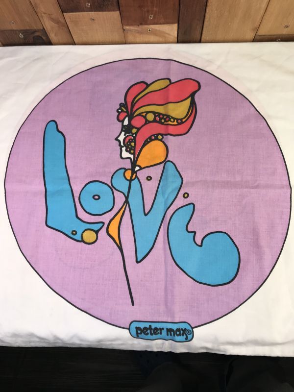 Mohawk Peter Max “Love” Pillow Case ピーターマックス ビンテージ