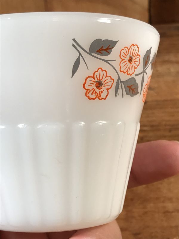 Termocrisa Flower Milk Glass Mug ミルクガラス ビンテージ