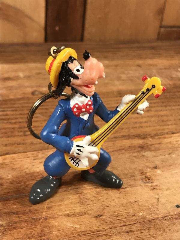 Disney Goofy “Banjo” PVC Figure Keychain グーフィー ビンテージ