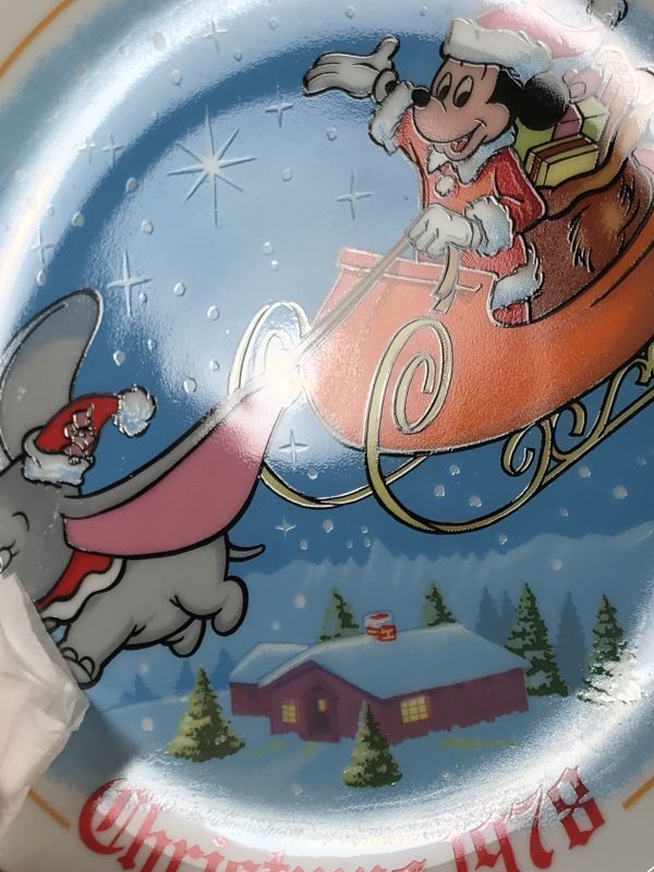 Schmid Walt Disney “1978” Christmas Plate ディズニー ビンテージ