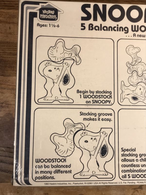 Snoopy & the 5 Balancing Woodstocks スヌーピー ビンテージ バランス