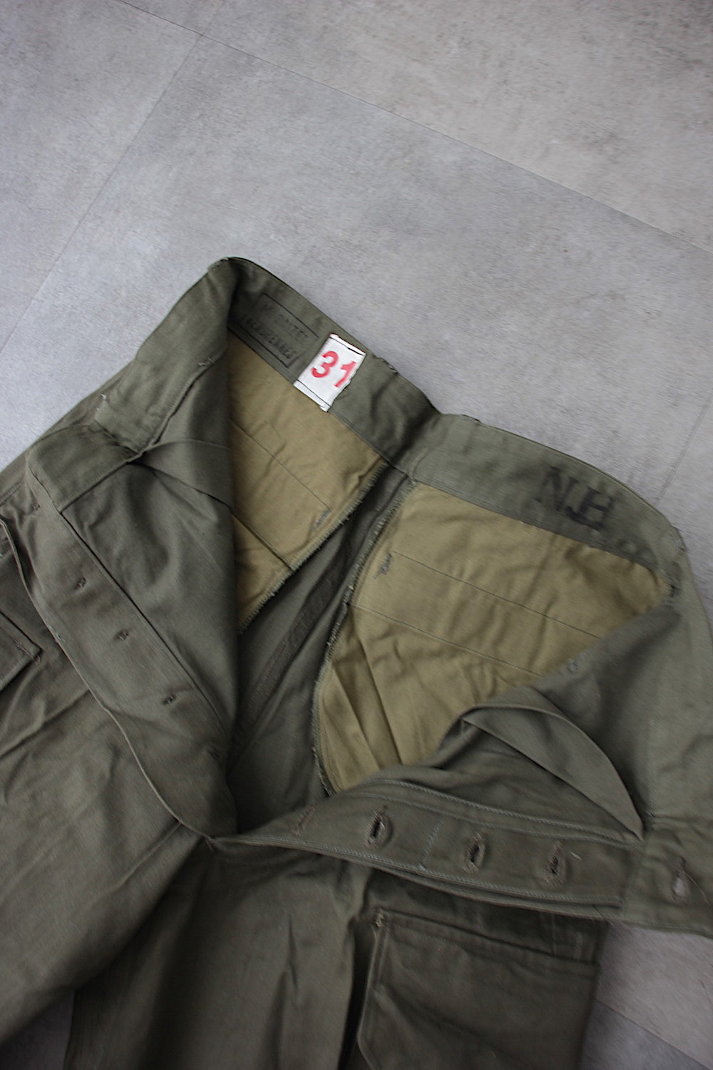 全国通販】【RE SIZE】DEAD STOCK 60s French Military M47 Cargo