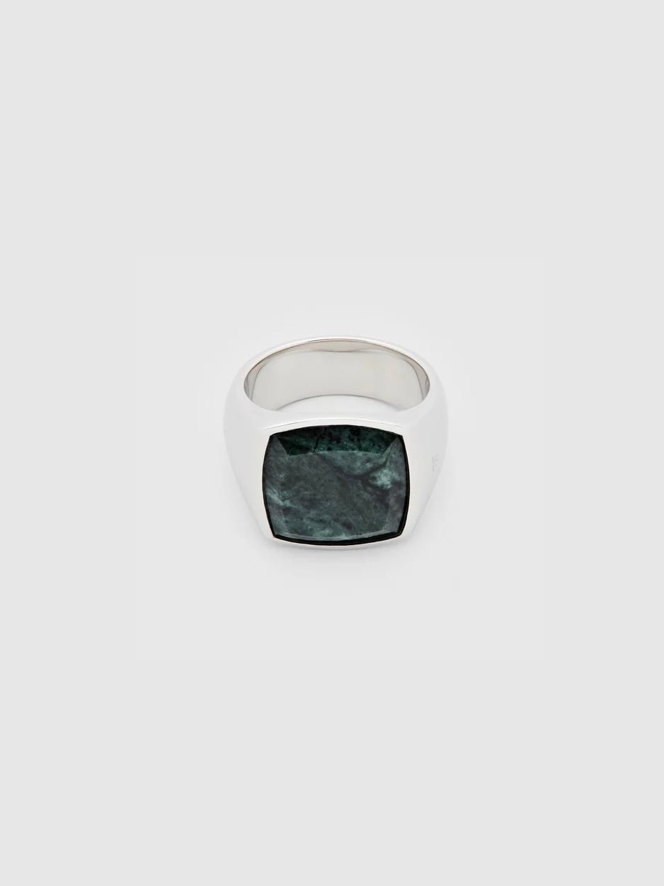 TOMWOOD - クッション リング (メンズサイズ) / CUSHION GREEN MARBLE