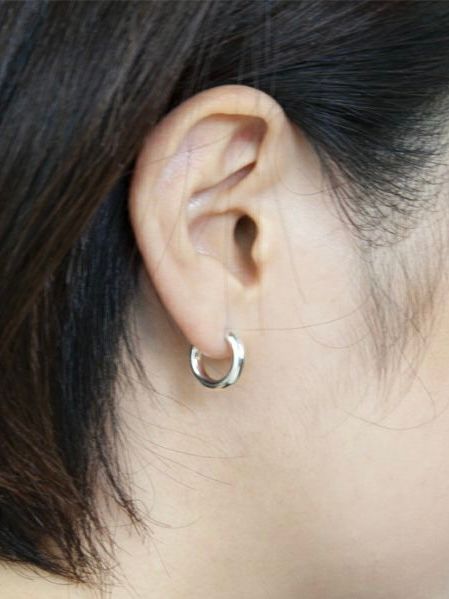 シルバー フープピアス GARNI GARNI シルバー フープピアス 左耳用 L