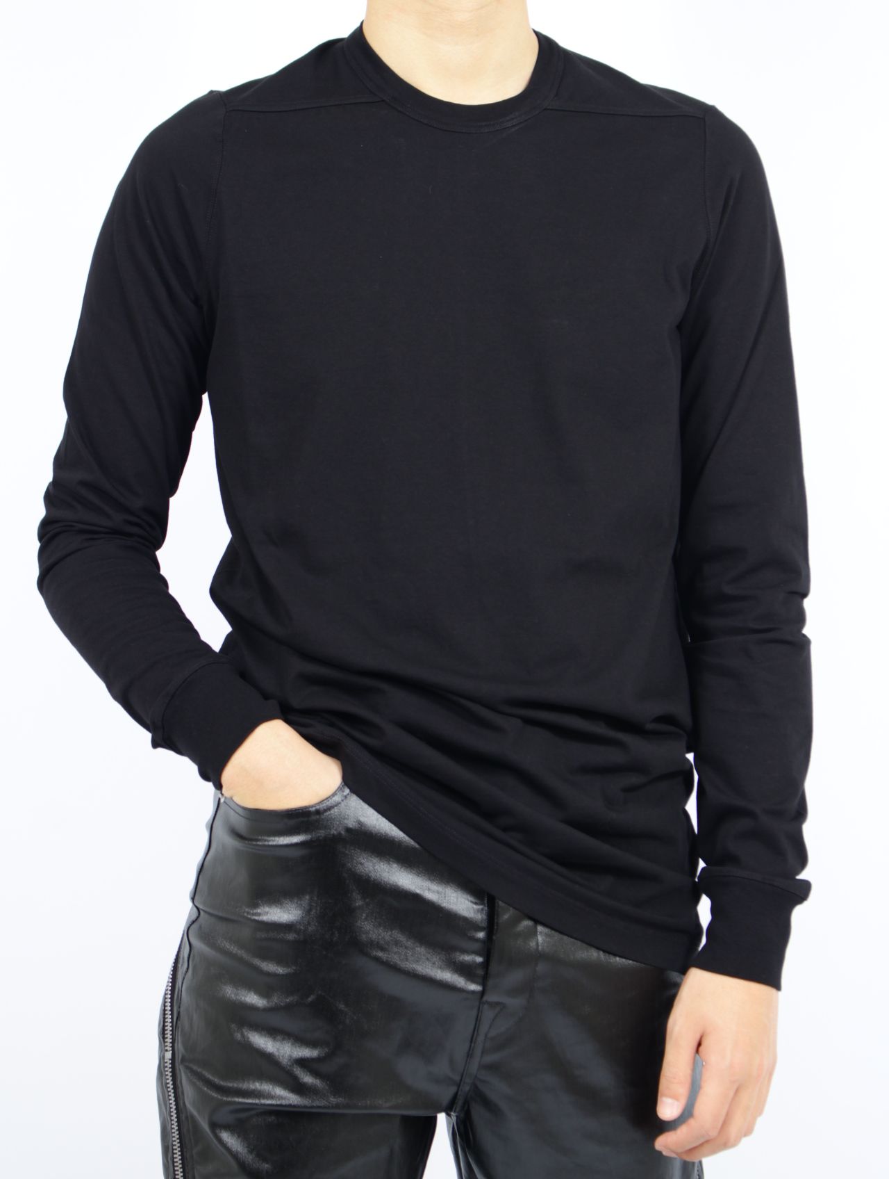 RICK OWENS - 【25SS】レベル ロングスリーブ Tシャツ / LEVEL LS T