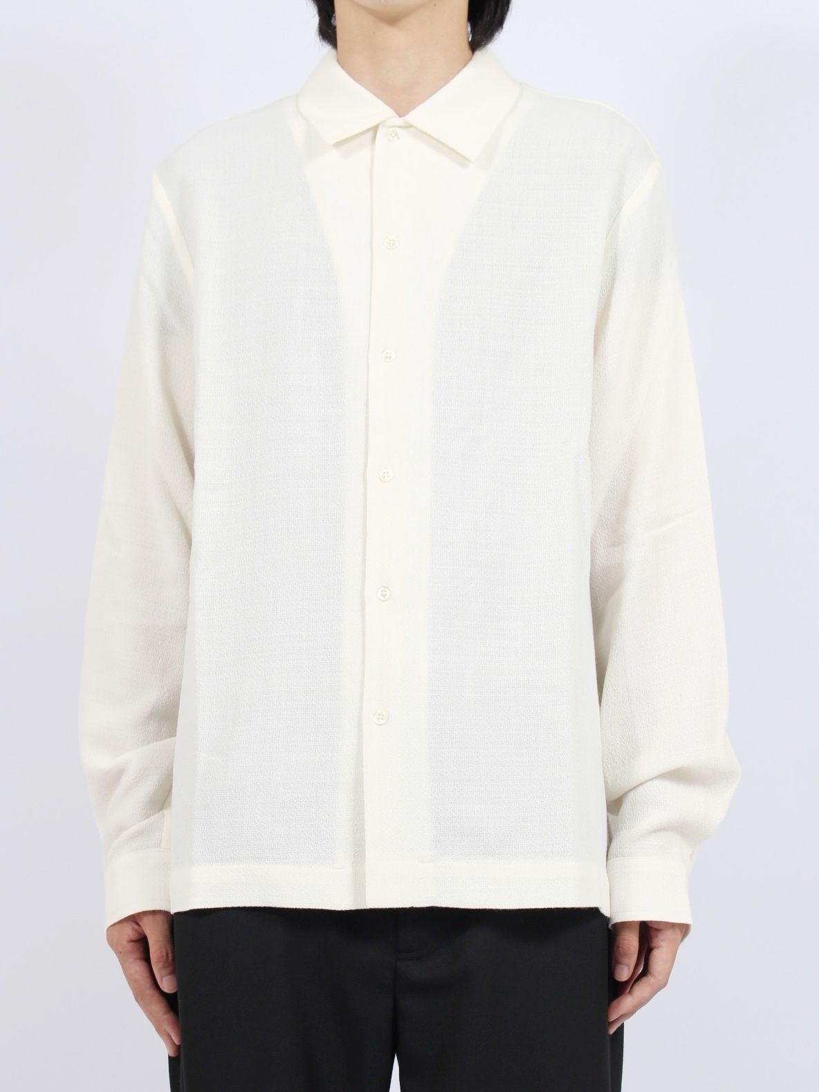 Séfr - 【25AW】定番 センス シャツ 長袖 / SENSE SHIRT / オフ