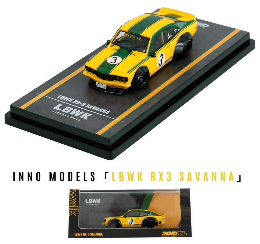 1/64スケール INNO Models「LBWK RX3 Savanna」 (イエロー/グリーン