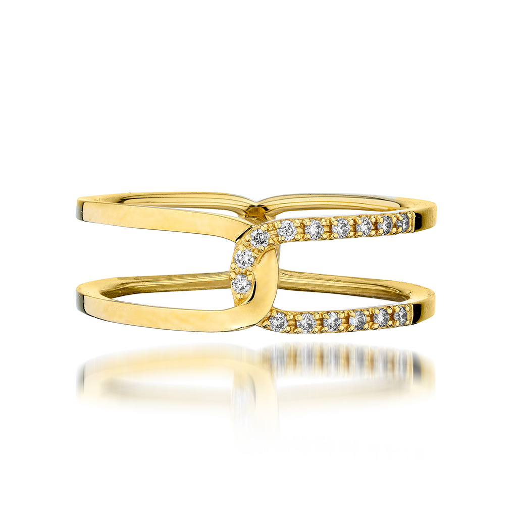 TWO LINKS RING(1ZR1241)K18YG リング｜スタージュエリー公式