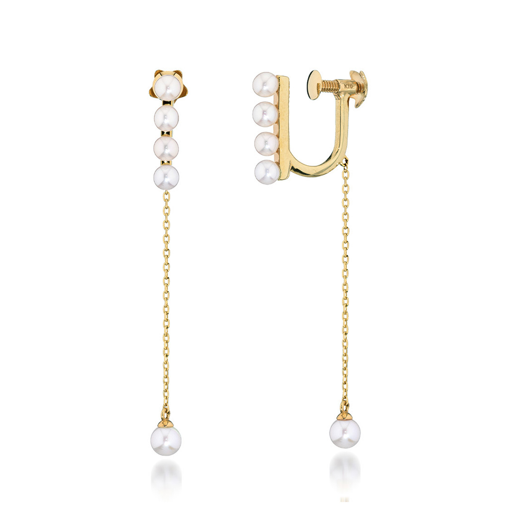 アクセサリー Pearl line p star jewelry girl K10 アクセサリー Pearl
