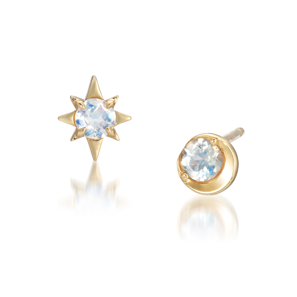 MOON&SUN PIERCED EARRINGS(2JP0909)K10 ピアス｜スタージュエリー公式