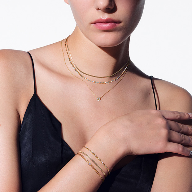 HERRINGBONE BRACELET(2GU0840)K18 ブレスレット｜スタージュエリー