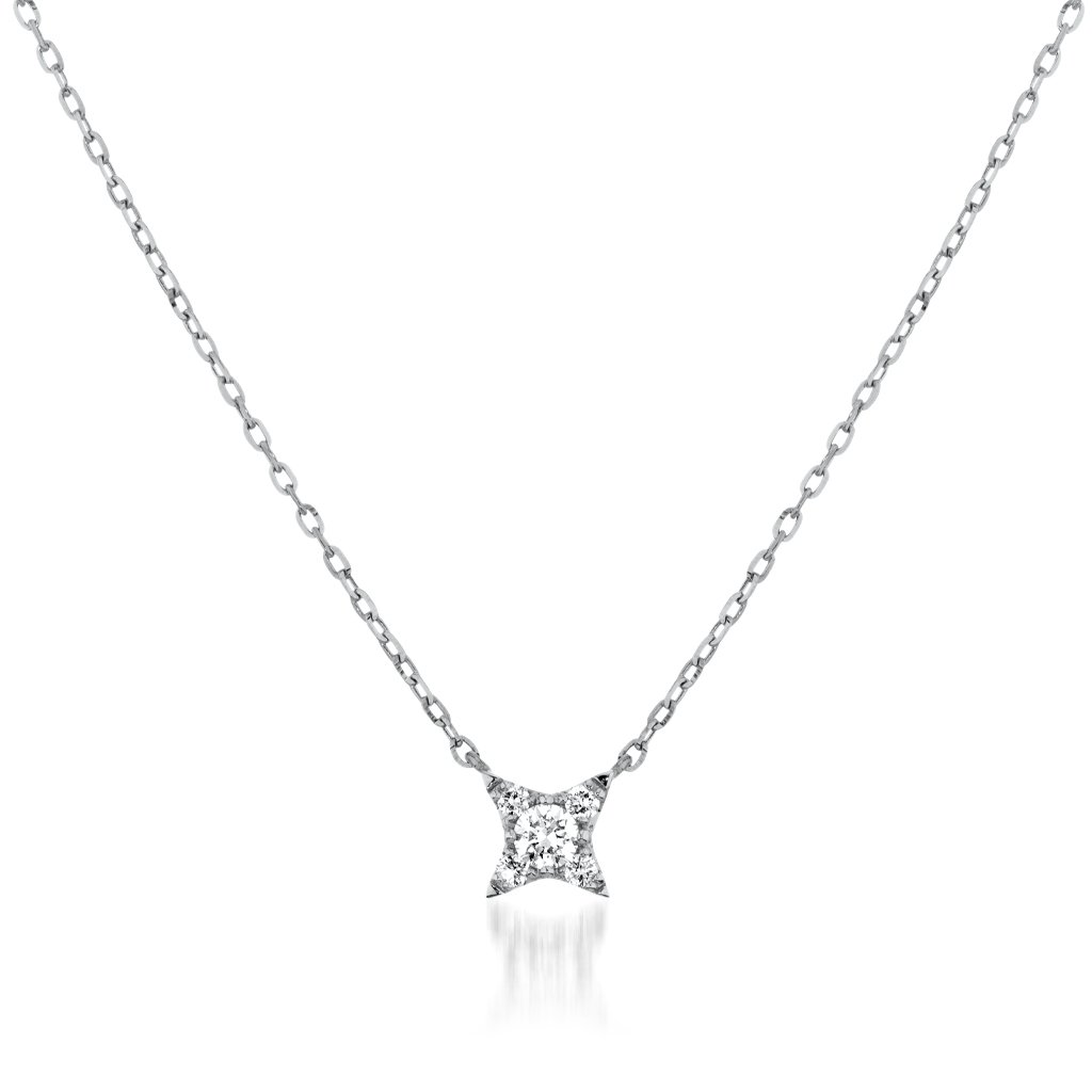 SPARKLE STAR NECKLACE(S)(2XN0472)Pt950 ネックレス｜スター
