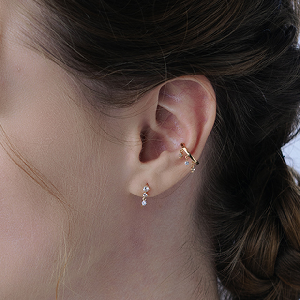 DEW DROPS EAR CUFF(2JE0171)K10 イヤーカフ｜スタージュエリー公式