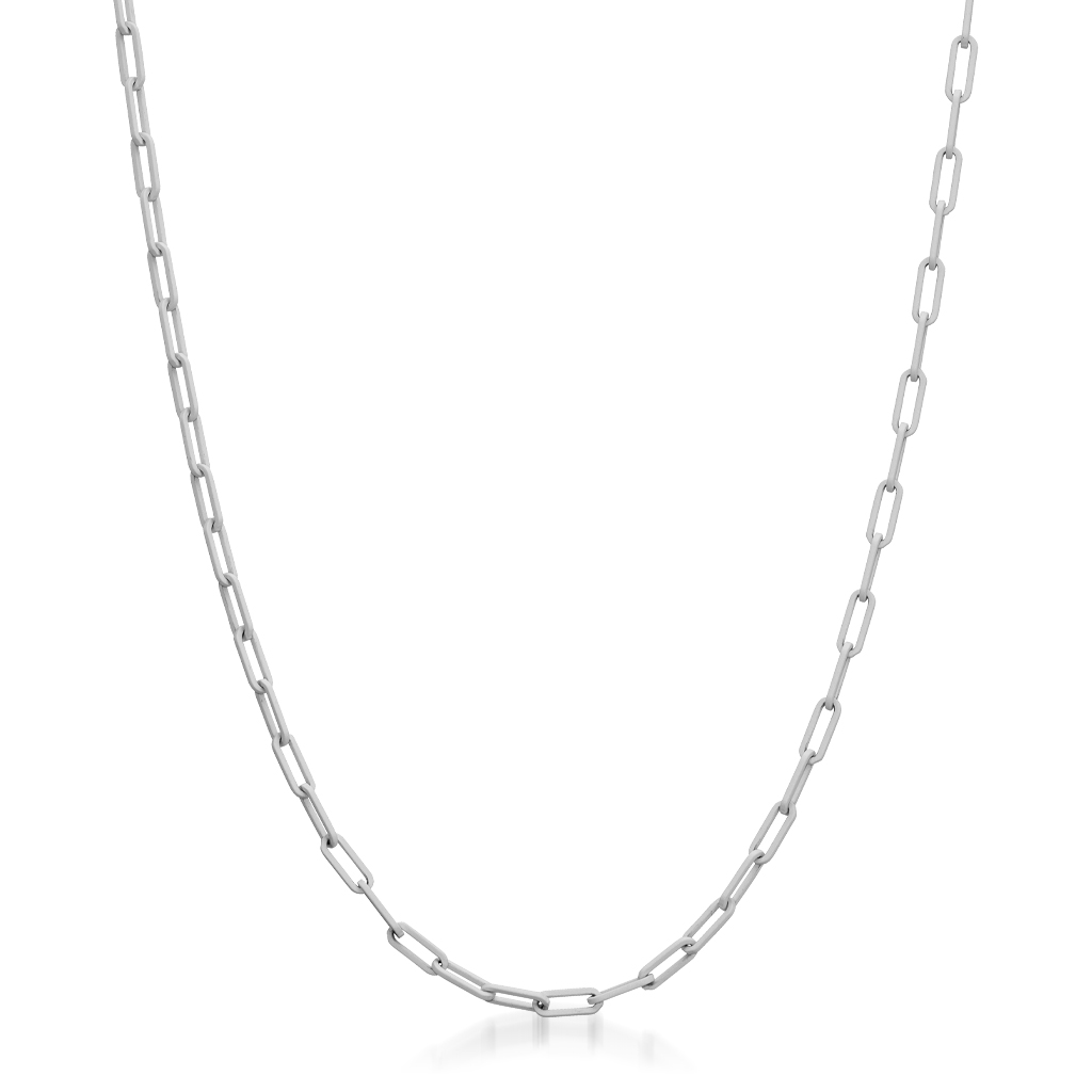 COLOR ON COLORS CHAIN NECKLACE(ホワイト)(2SK0654)SV925/K10