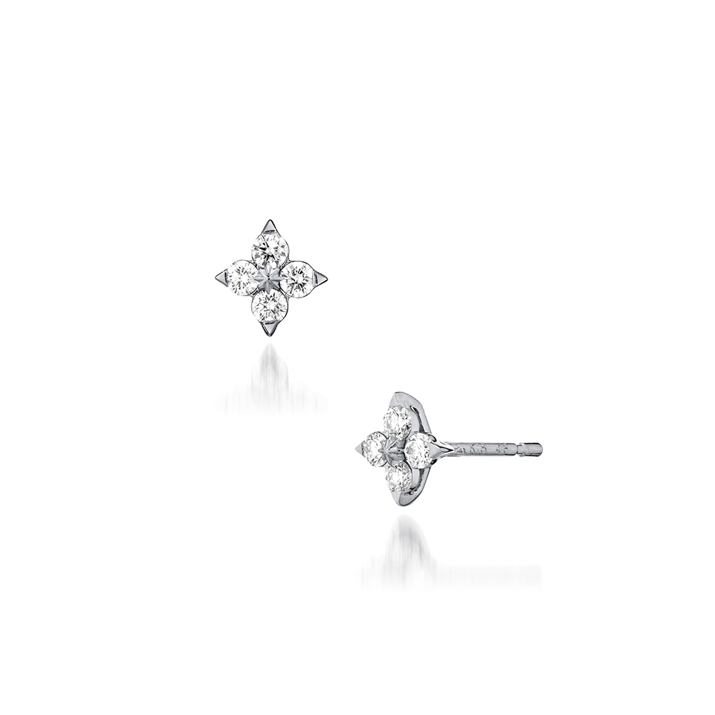 BRIGHTEST STAR DIAMOND PIERCED EARRINGS(SS)(2XP0351)Pt950 ピアス