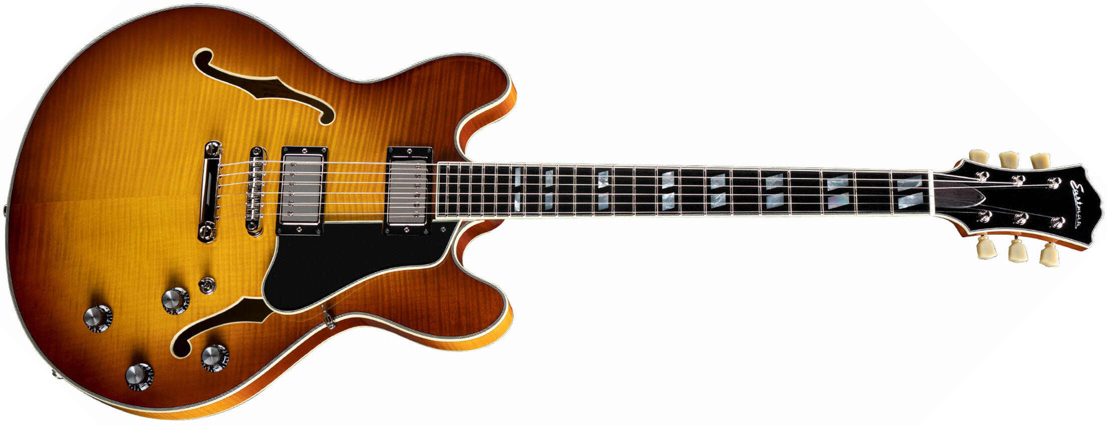 Eastman T486 Thinline Laminate - goldburst Semi-hollow electric guitar