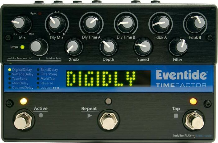 Eventide TimeFactor Reverb, delay & echo effect pedal