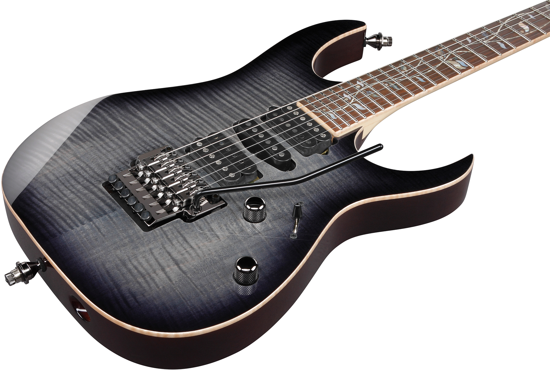 Ibanez RG8570 BRE J.Custom Japan - black rutile Str shape electric