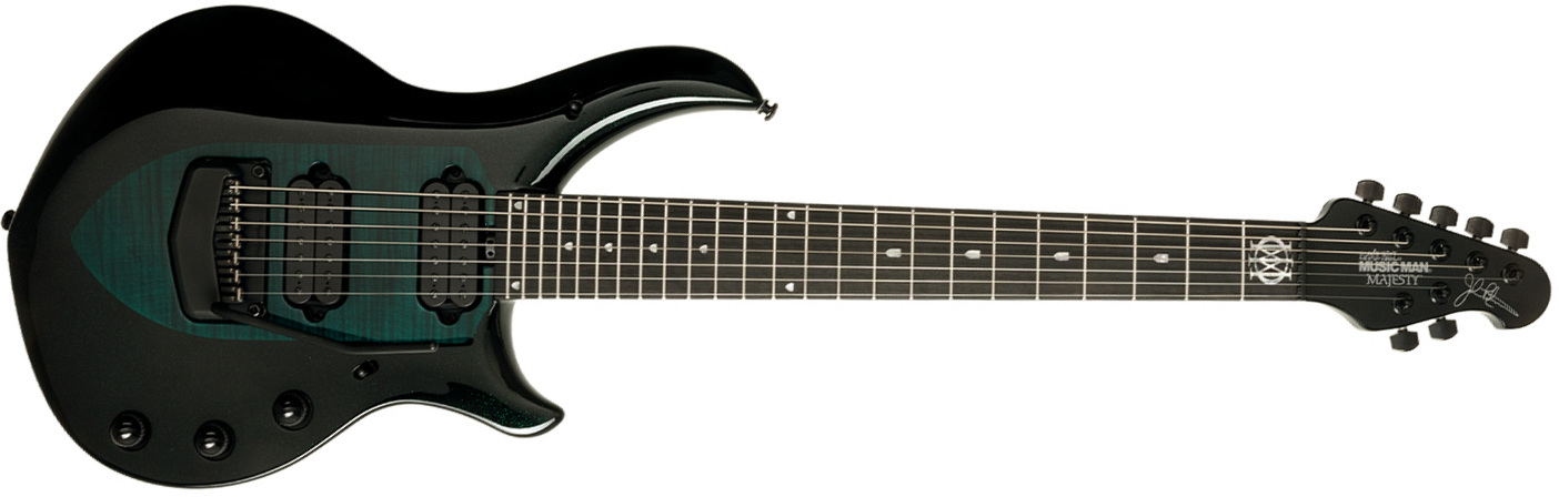 Music man John Petrucci Majesty 7 - emerald sky 7 string electric