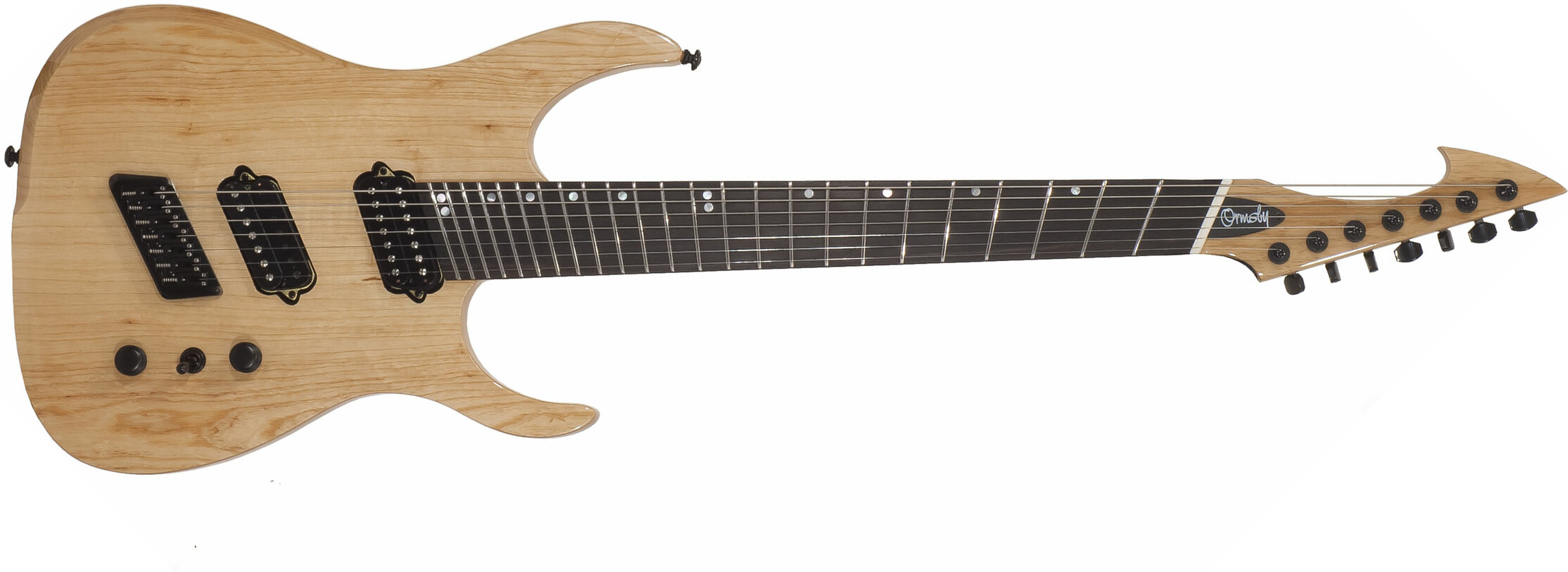 Ormsby Hype GTR 7 Swamp Ash - natural Multi-scale guitar