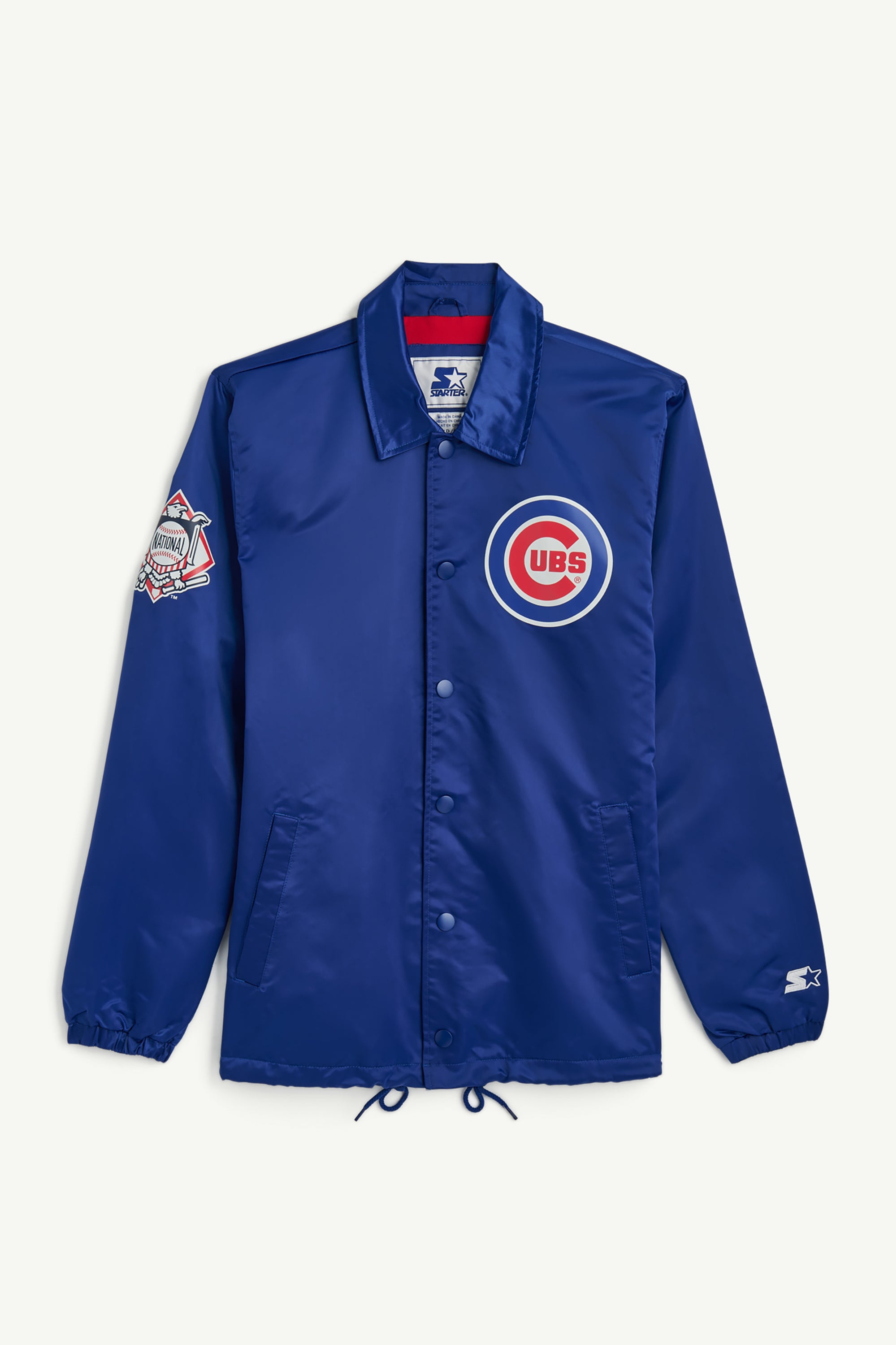 Mens Chicago Cubs Option Route Coaches Jacket | MLB | Starter
