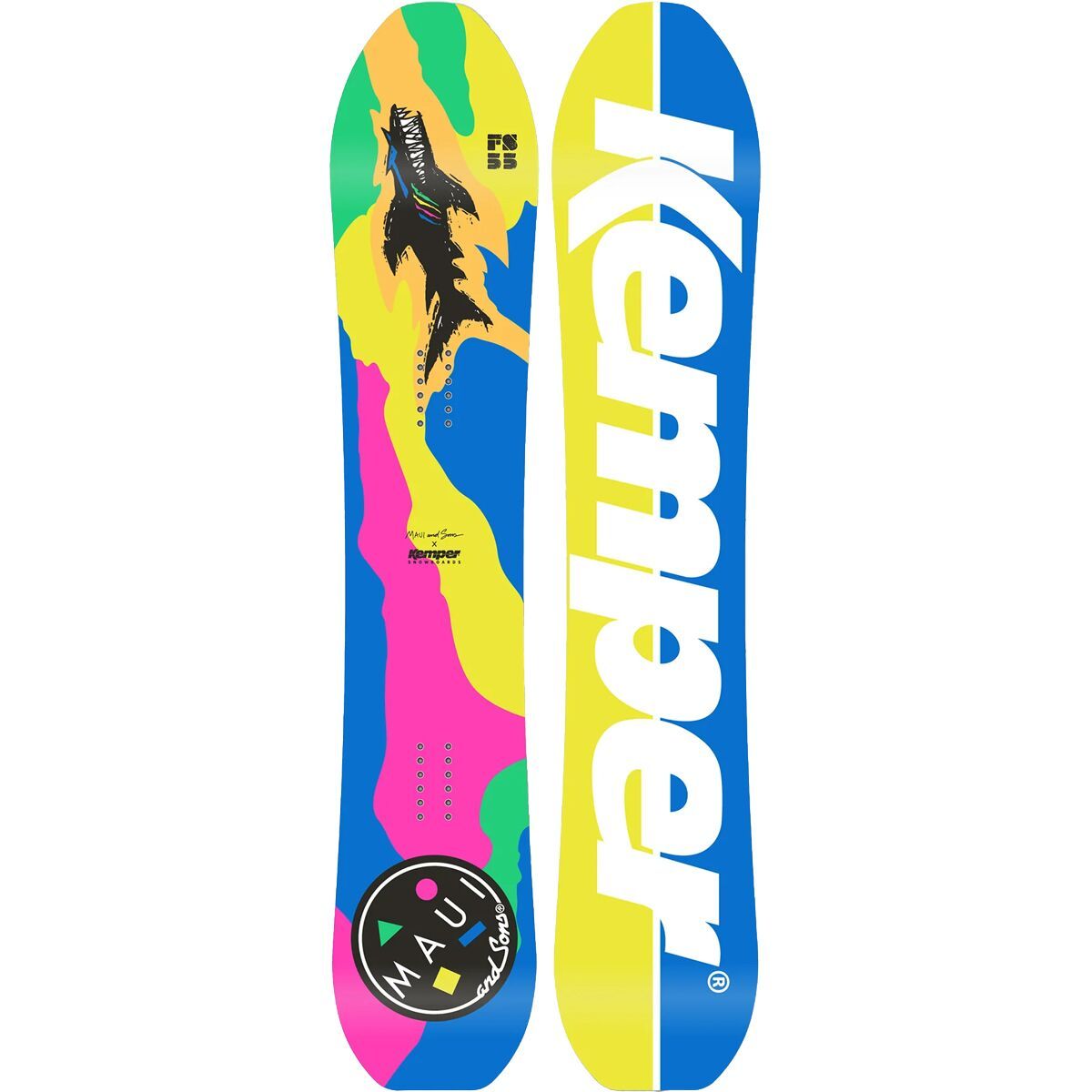 Kemper Snowboards Freestyle x Maui & Sons Snowboard - 2024 - Snowboard