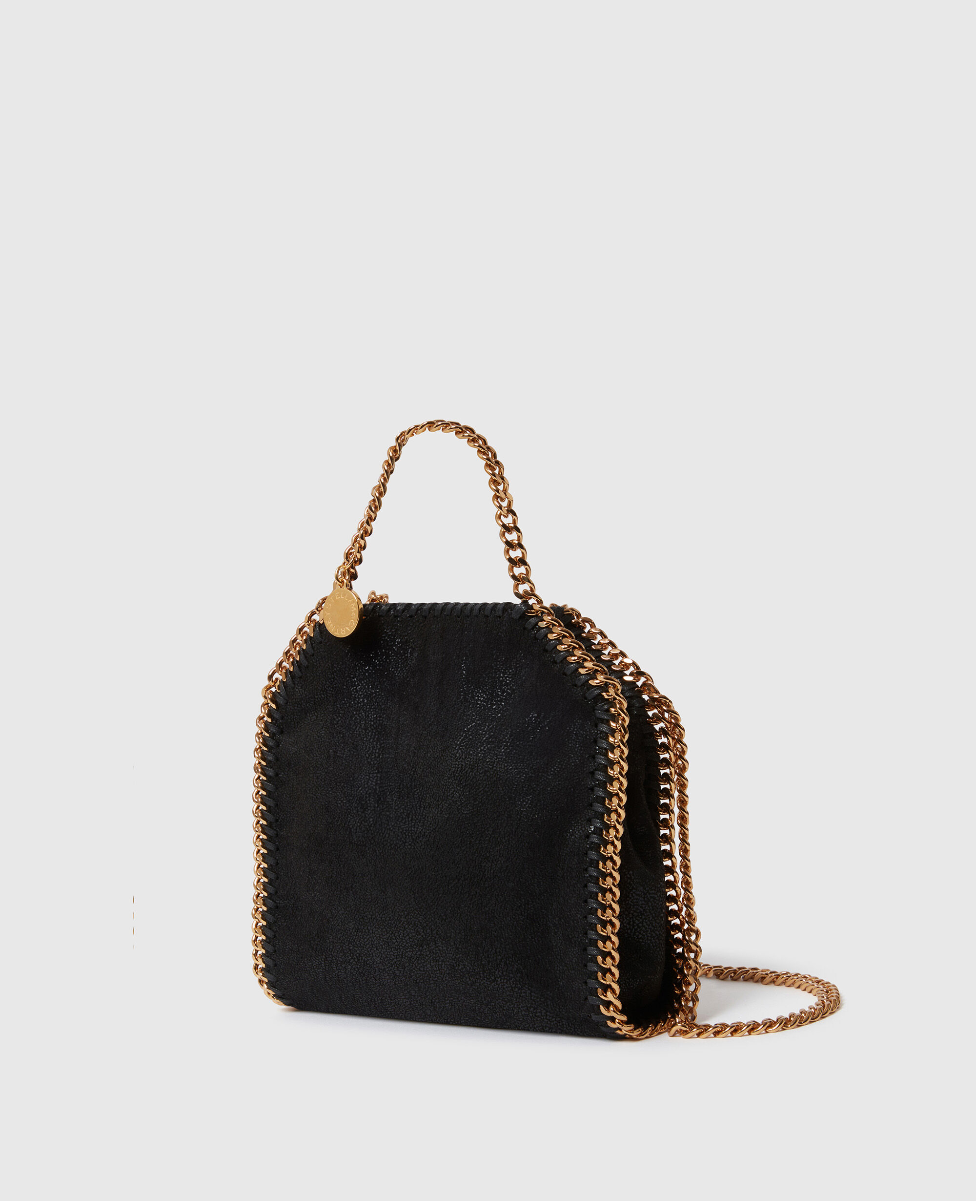 Women Black Falabella Tiny Tote Bag | Stella McCartney US