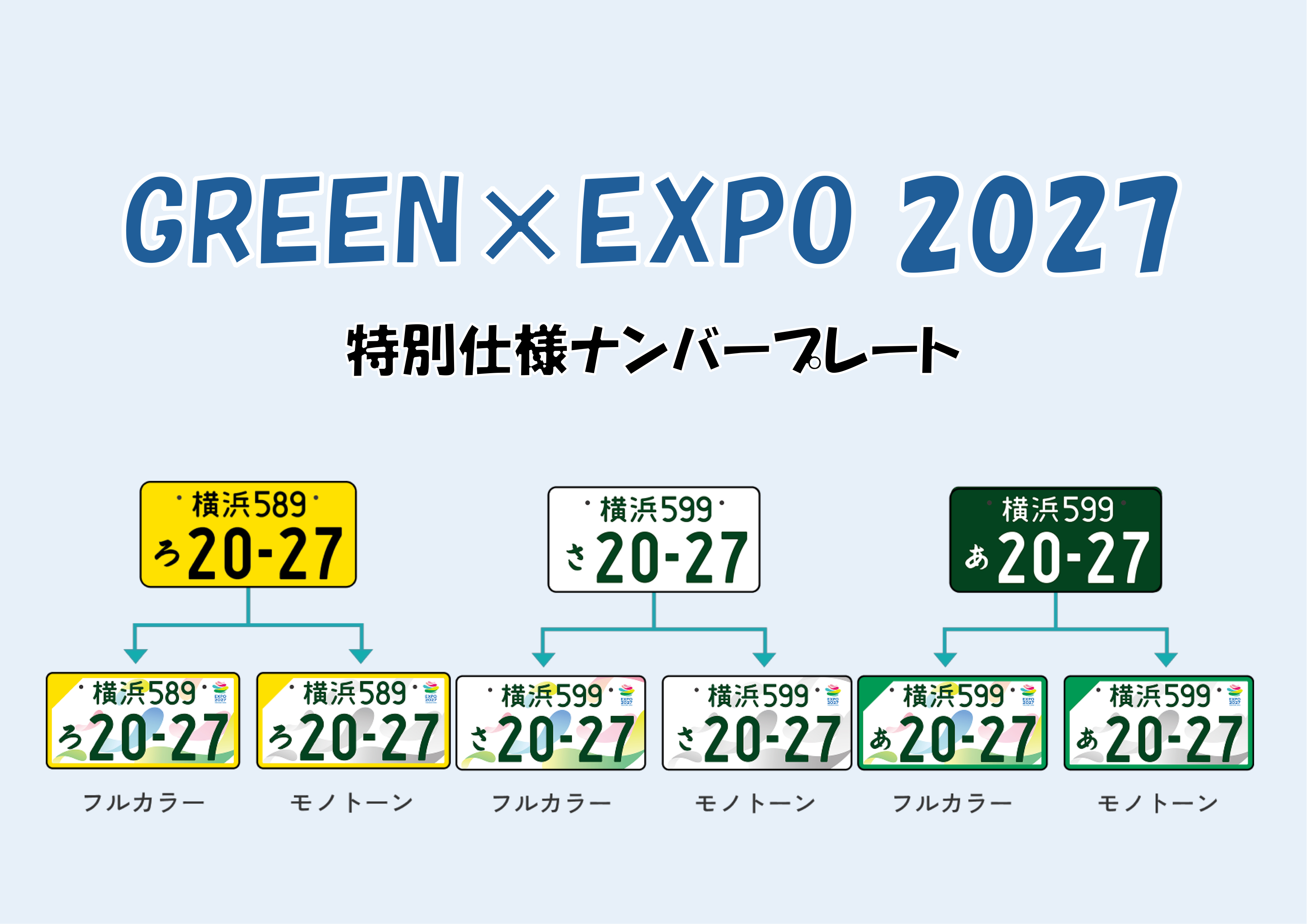 新ナンバープレート登場！！～GREEN×EXPO 2027～｜その他｜お店ブログ