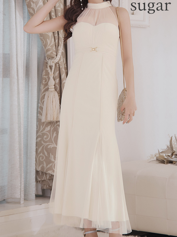 XS-Lサイズあり【DEA./ディア】シースルー/ ホルターネック/ チュール