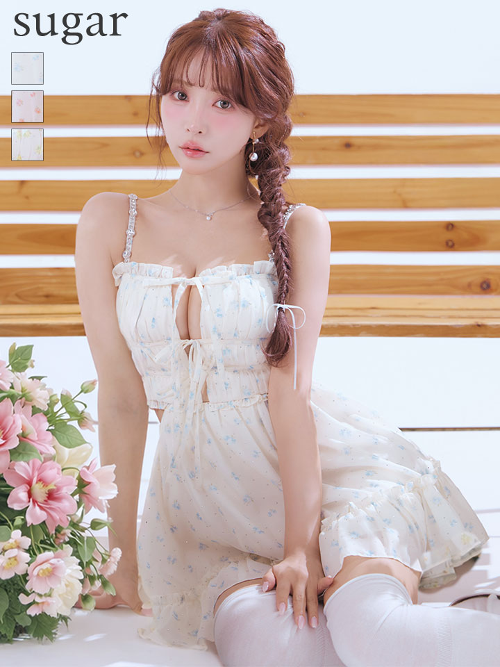 キャバドレス・ミニドレス通販はsugar 【ROBE de FLEURS】 ローブド