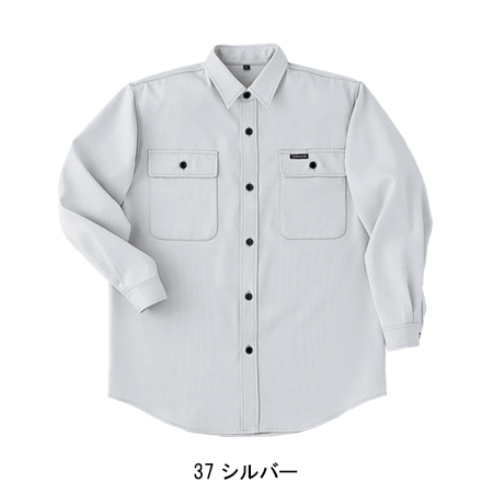 寅壱Toraichiの作業服 春夏・秋冬兼用 オールシーズン素材 長袖シャツ