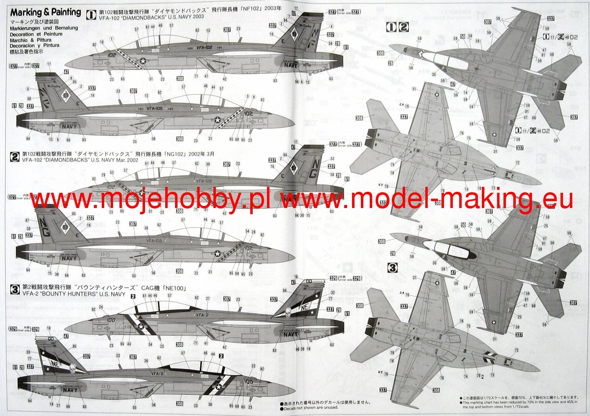 F/A-18F Super Hornet Hasegawa E18