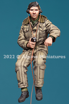 British Tank Commander #1 (2 heads included) Alpine Miniatures -35296