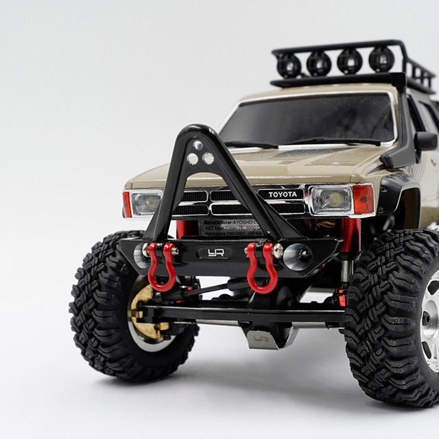 アルミフロントバンパー ミニッツ4x4 MX-01トヨタ4ランナー用 [KYMX