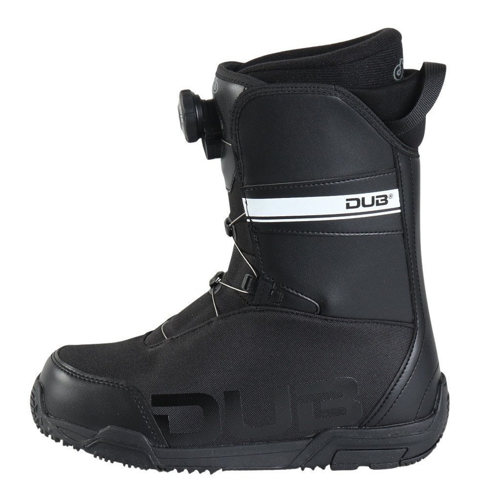 ダブ（dub）（メンズ）スノーボードブーツ ダイヤル式 PLATTE2 BLK/WHT