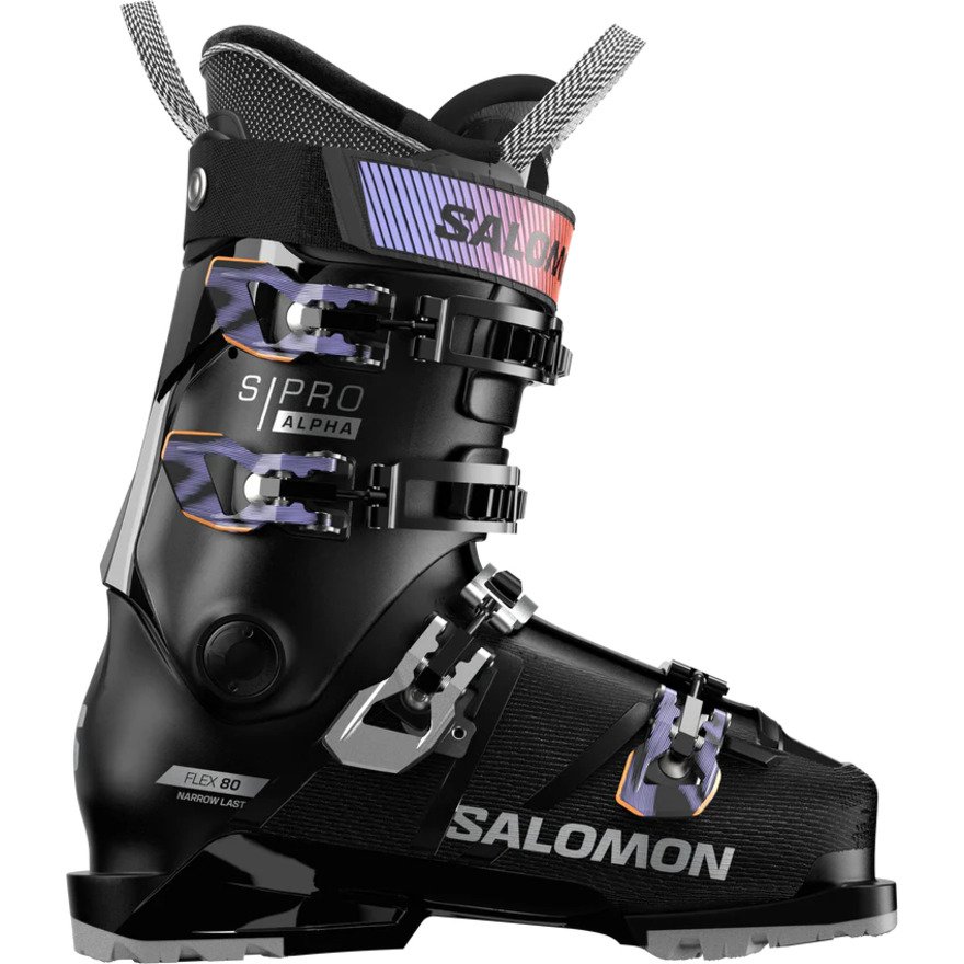 SALOMON 女性用スキーブーツ 24.0赤/黒 SALOMON 女性用スキーブーツ