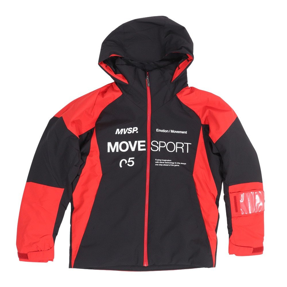 DESCENTE М スキーウェア 上下セット 黒/赤 DESCENTE スキーウェア 黒