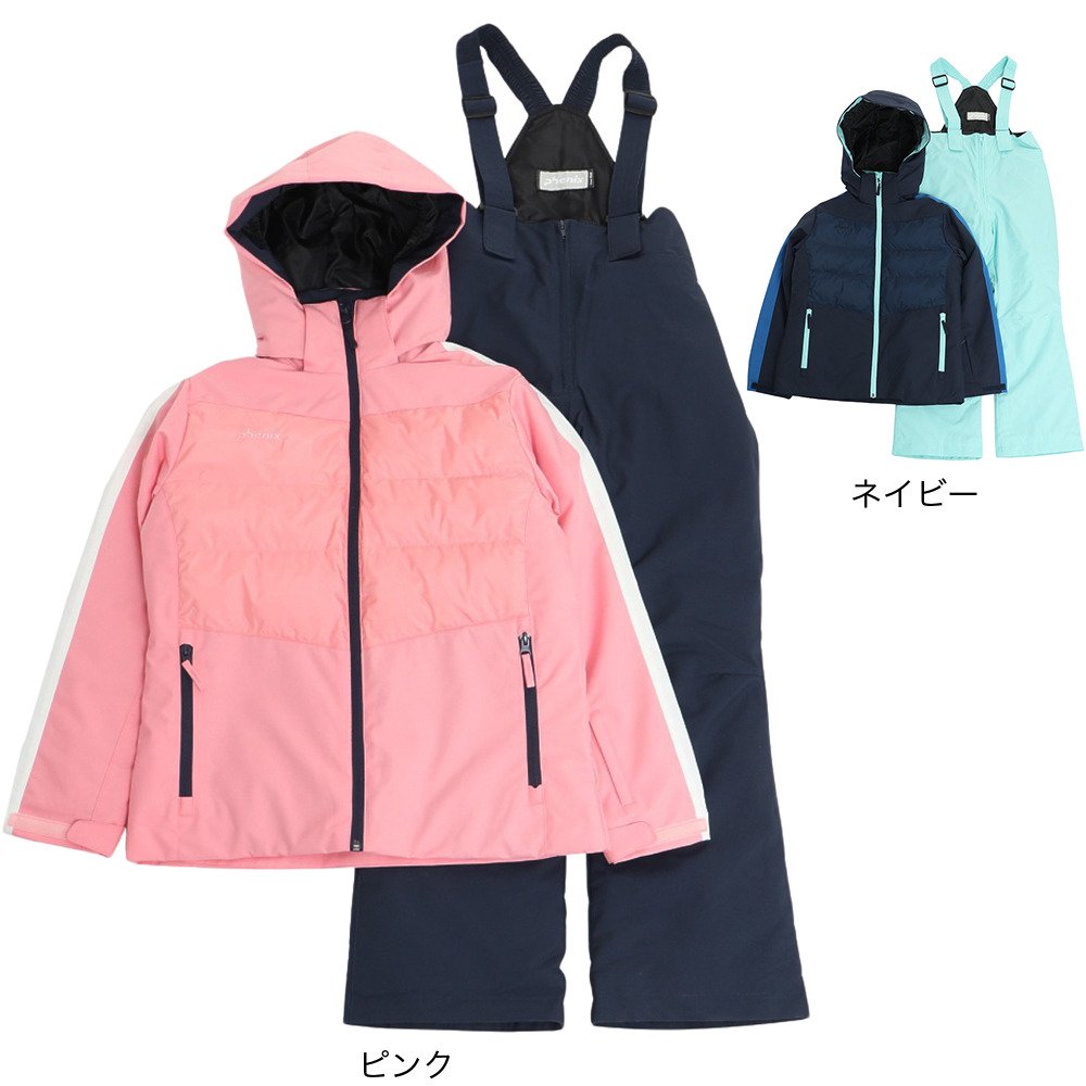 Phoenix 子ども用 スキーウェア 150 白/黒/赤 フェニックス スキー