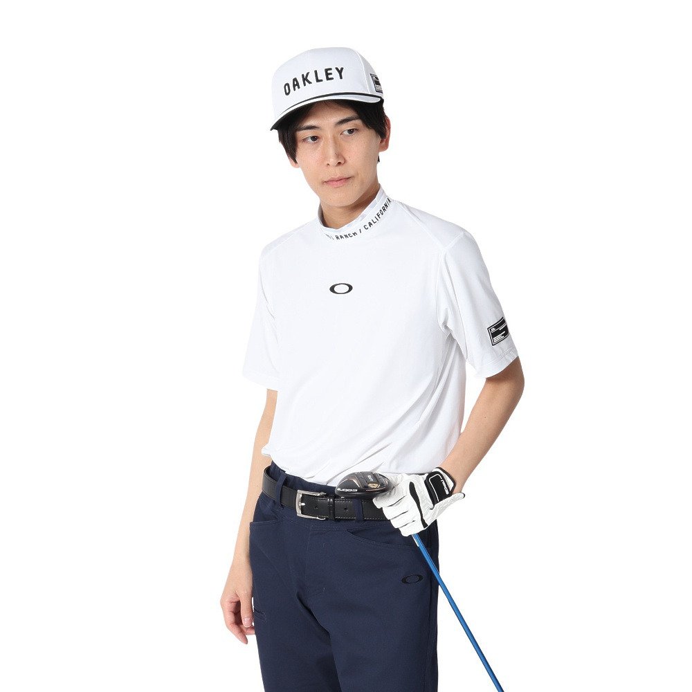 FR2 GOLF エフアールツーゴルフ モックネック メンズ M 白 速乾 ろこ エフ