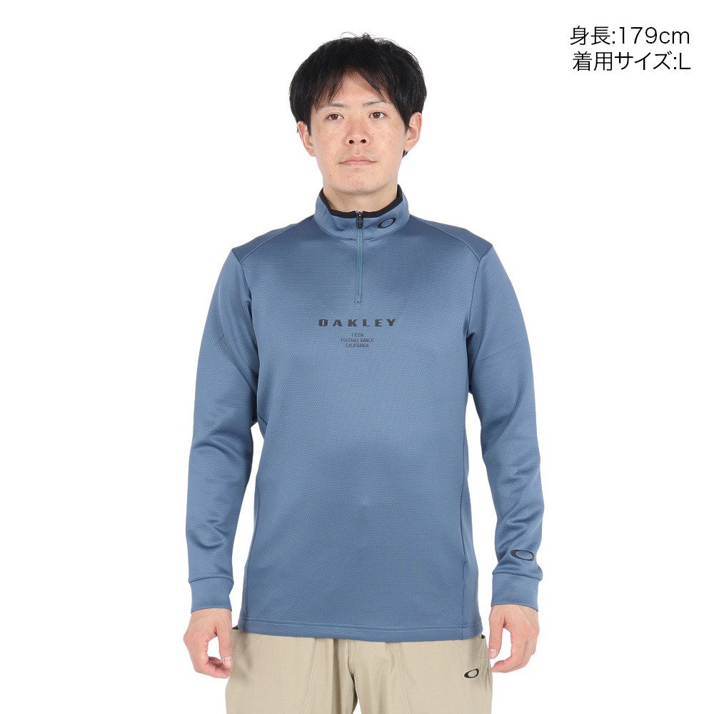 オークリー（OAKLEY）（メンズ）ゴルフウェア PLEASANT 長袖モック