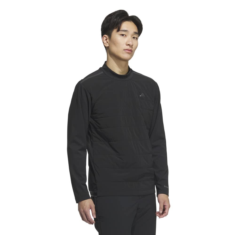 アディダス（adidas）（メンズ）ゴルフウェア キルト 長袖モックネック