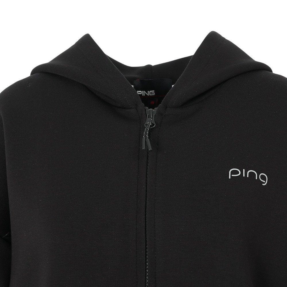 ピン（PING）（レディース）ゴルフウェア パーカー ダンボールニット