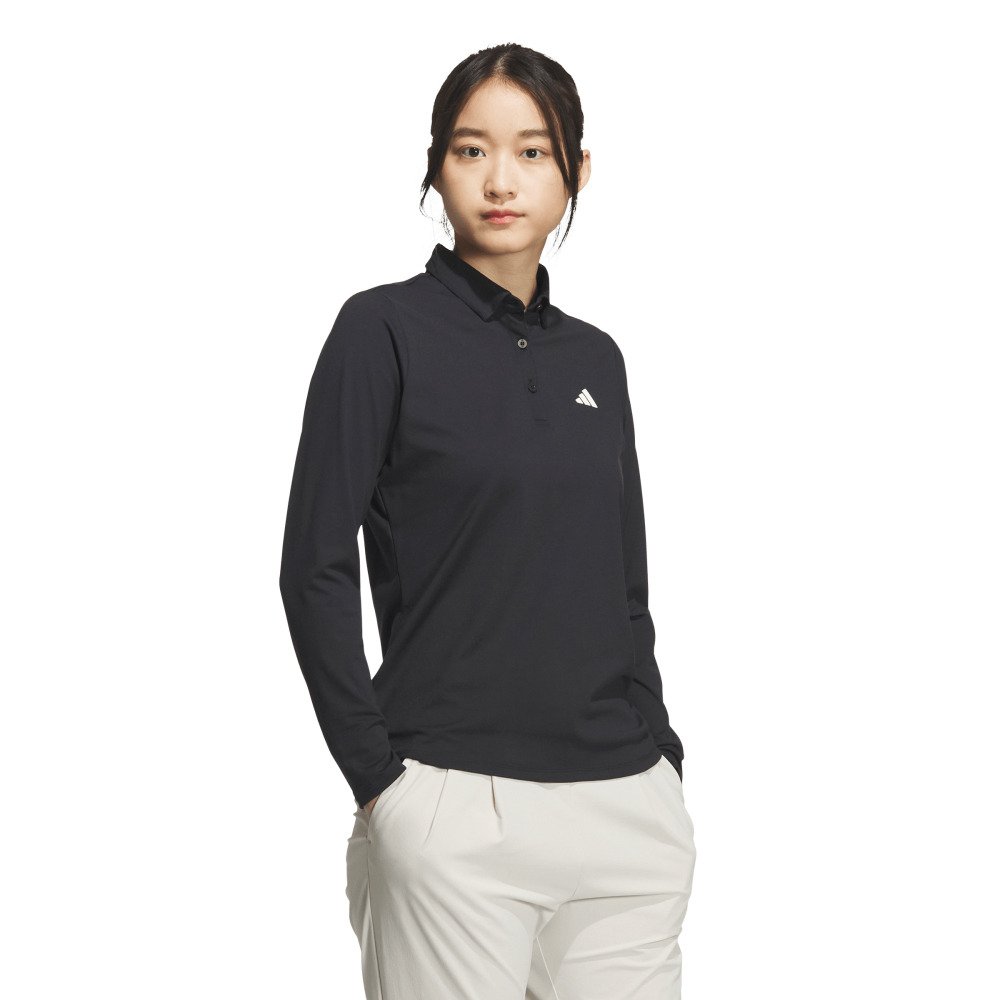 アディダス（adidas）（レディース）ゴルフウェア 長袖ポロシャツ