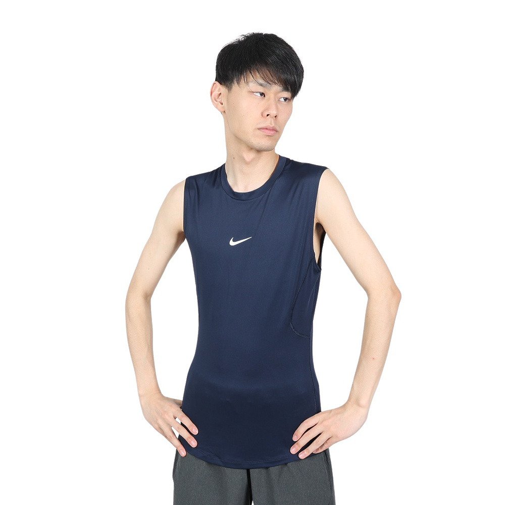 ナイキ（NIKE）（メンズ）タンクトップ 速乾 ネイビー ドライフィット