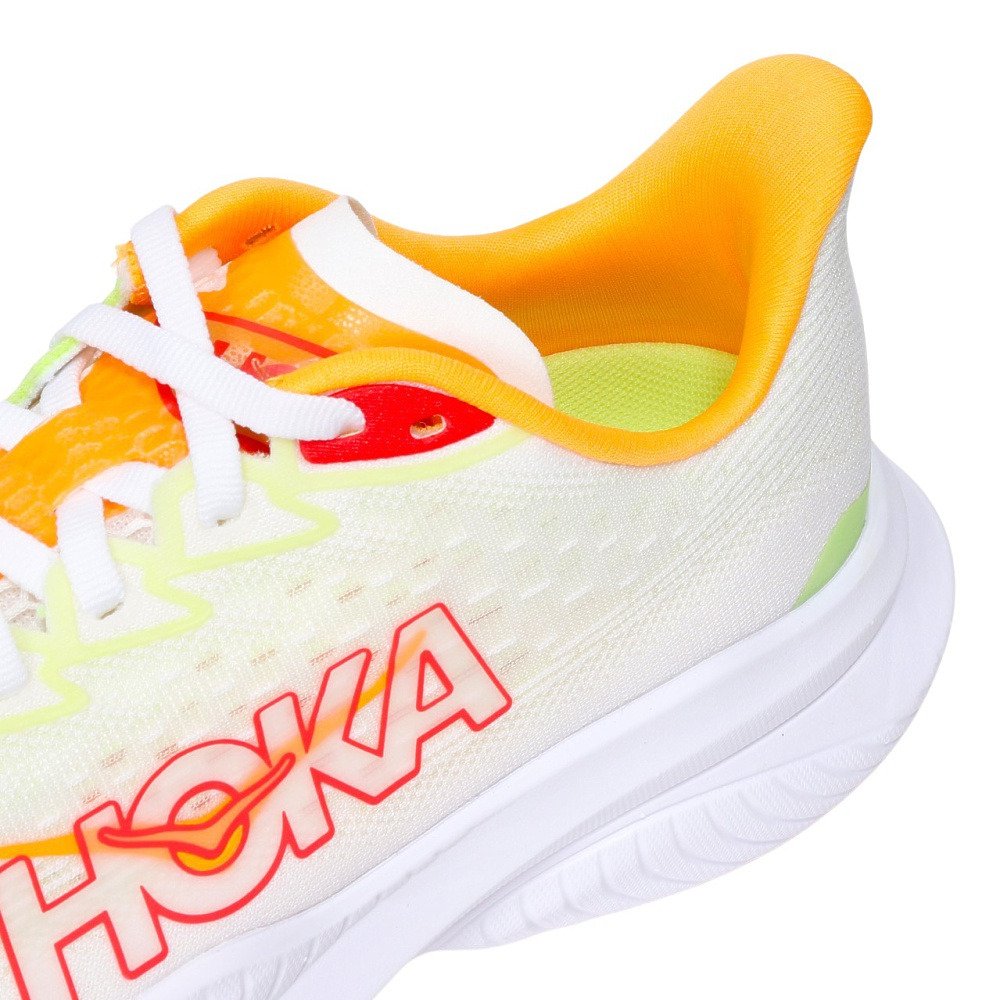 ホカ（HOKA）（レディース）ランニングシューズ マッハ6 ホワイト