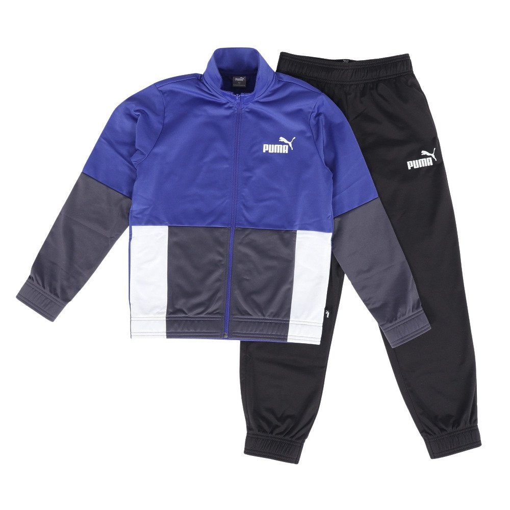 プーマ（PUMA）（キッズ）ジュニア カラーブロック ポリスーツ CL 上下