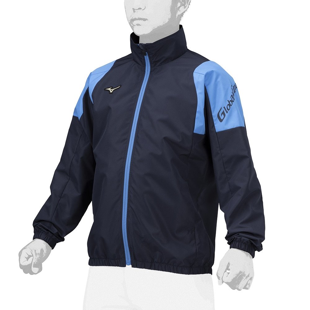 MIZUNO ミズノプロ 野球 ヤクルトスワローズ ウィンドブレーカー L